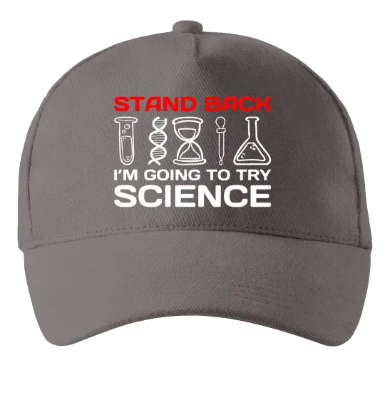 Кепка Stand back Серый фото