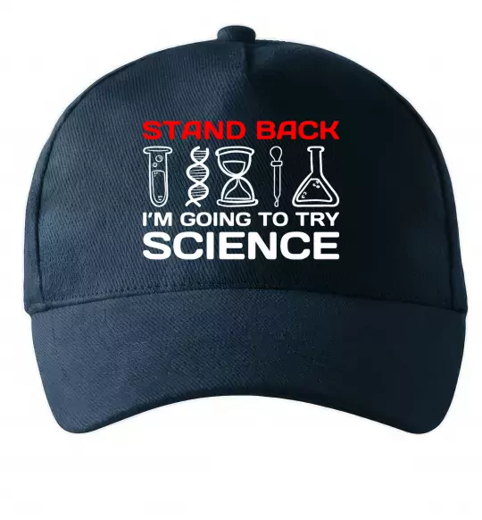 Кепка Stand back Темно-синій фото