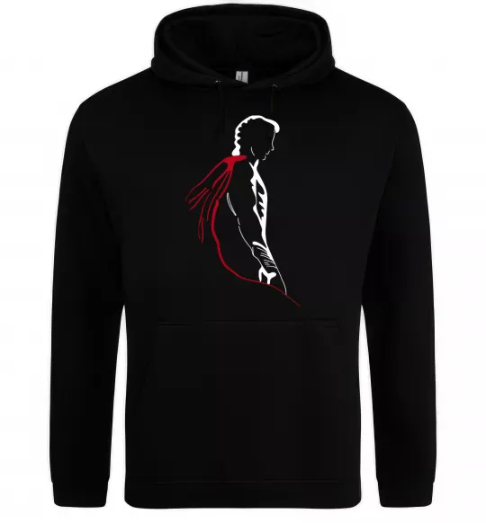 Чоловіча толстовка (худі) Superman shadow Чорний фото