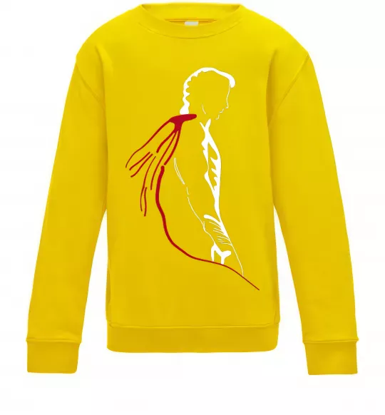 Дитячий світшот Superman shadow Сонячно жовтий фото