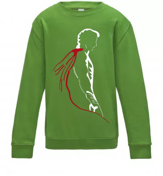 Дитячий світшот Superman shadow Лаймовий фото