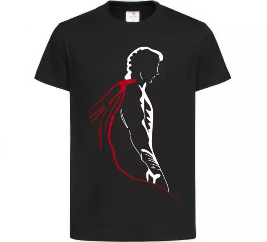 Детская футболка Superman shadow Черный фото