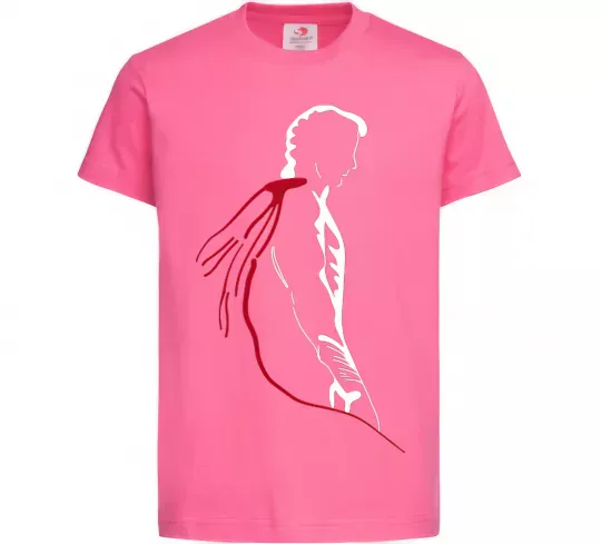 Детская футболка Superman shadow Ярко-розовый фото