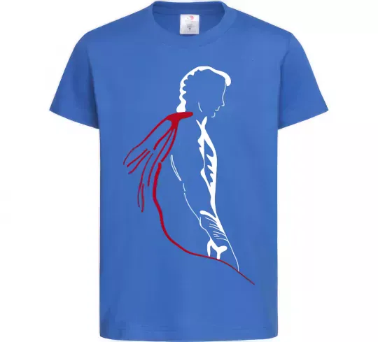 Детская футболка Superman shadow Ярко-синий фото