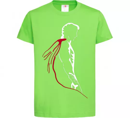 Детская футболка Superman shadow Лаймовый фото