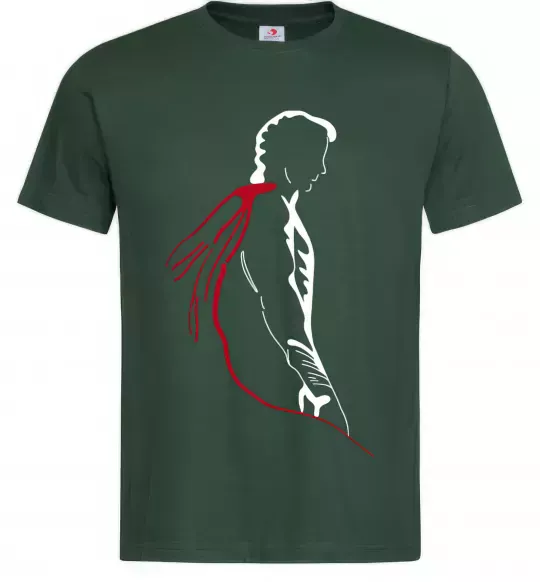 Мужская футболка Superman shadow Темно-зеленый фото