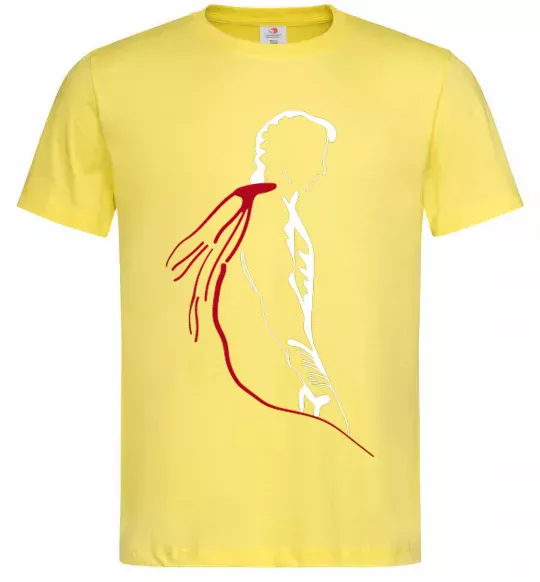 Мужская футболка Superman shadow Лимонный фото