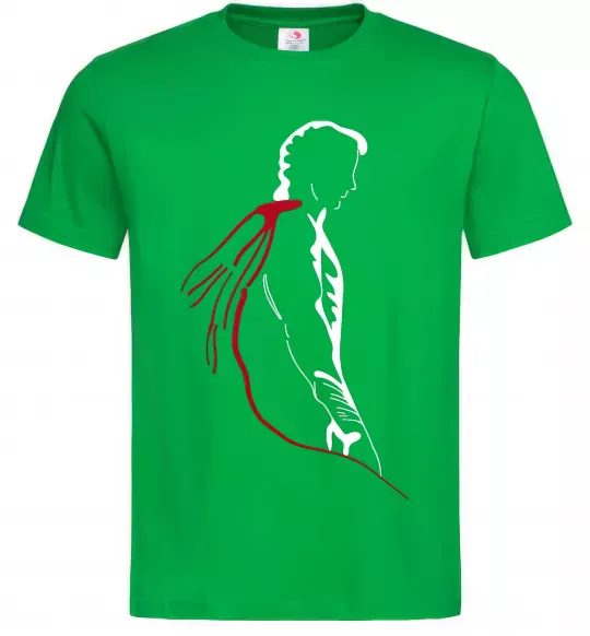 Мужская футболка Superman shadow Зеленый фото