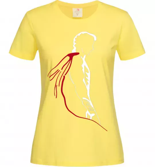 Жіноча футболка Superman shadow Лимонний фото