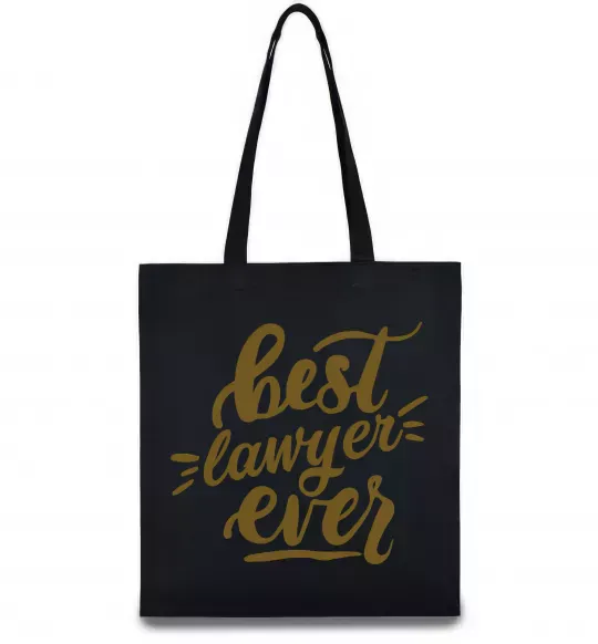 Эко-сумка Best lawyer ever Черный фото