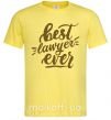 Чоловіча футболка Best lawyer ever Лимонний фото