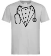 Мужская футболка Костюм доктора Серый Мужская футболка Костюм доктора Серый фото