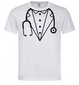 Чоловіча футболка Heart in cube Білий фото