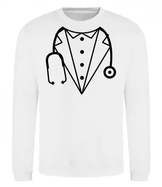 Світшот Костюм доктора Білий фото