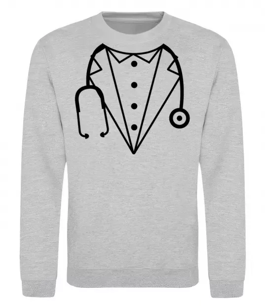 Світшот Костюм доктора Сірий меланж фото