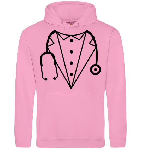 Чоловіча толстовка (худі) Костюм доктора Рожевий фото