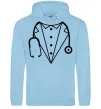 Чоловіча толстовка (худі) Костюм доктора Блакитний фото