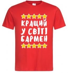 Мужская футболка Кращий у світі бармен