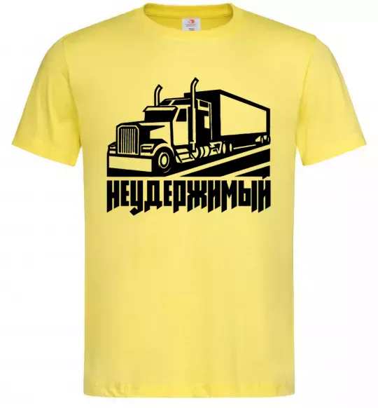 Мужская футболка Неудержимый Лимонный фото