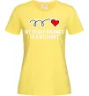 Жіноча футболка My heart belongs to a mechanic Лимонний фото