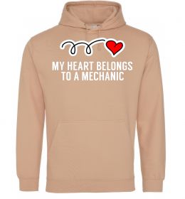 Жіноча толстовка (худі) My heart belongs to a mechanic