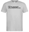 Мужская футболка Student MD Серый Мужская футболка Student MD Серый фото