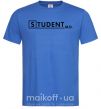 Мужская футболка Student MD Ярко-синий фото
