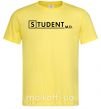 Мужская футболка Student MD Лимонный фото
