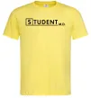 Мужская футболка Student MD Лимонный Мужская футболка Student MD Лимонный фото