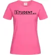Жіноча футболка Student MD Яскраво-рожевий фото