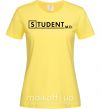 Женская футболка Student MD Лимонный фото