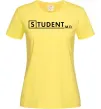Жіноча футболка Student MD Лимонний фото