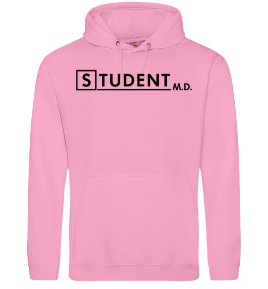 Мужская толстовка (худи) Student MD Розовый фото