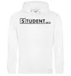 Женская толстовка (худи) Student MD Белый фото