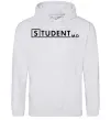 Женская толстовка (худи) Student MD Серый меланж фото