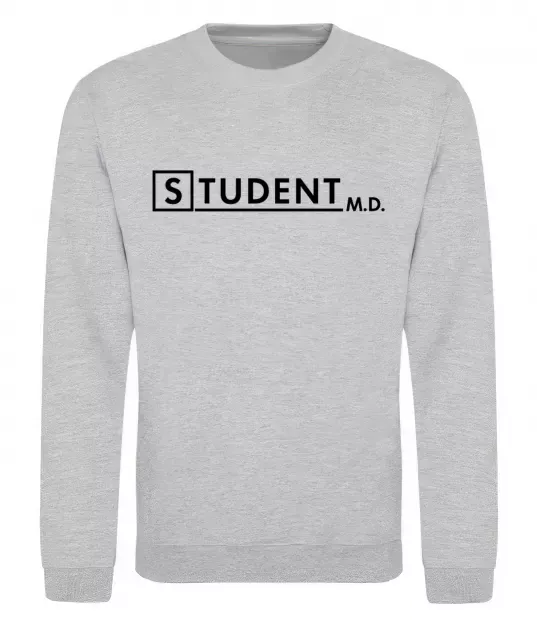 Свитшот Student MD Серый меланж фото