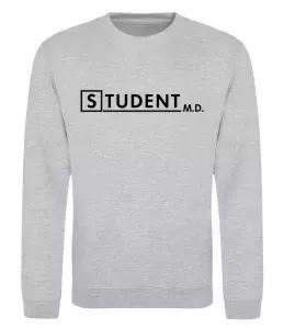 Свитшот Student MD Серый меланж фото