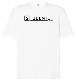 Футболка Оверсайз Ботанік Білий фото