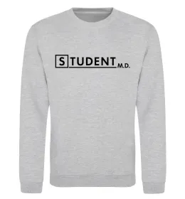 Свитшот Student MD Серый меланж фото