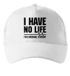 Кепка I have no life i'm a medical student Білий фото