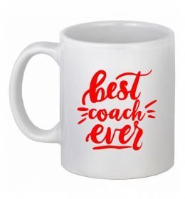 Чашка керамічна Best coach ever