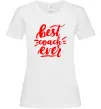 Женская футболка Best coach ever Белый фото