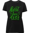 Жіноча преміум футболка Best Doc ever Чорний фото