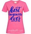 Жіноча футболка Best engineer ever Яскраво-рожевий фото