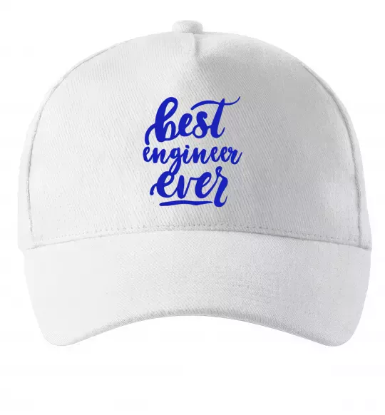 Кепка Best engineer ever Белый фото