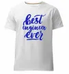 Чоловіча преміум футболка Best engineer ever Білий фото
