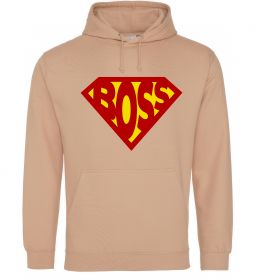 Чоловіча толстовка (худі) Супер босс логотип