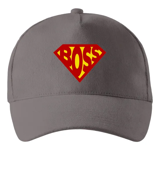 Кепка Супер босс логотип Серый фото