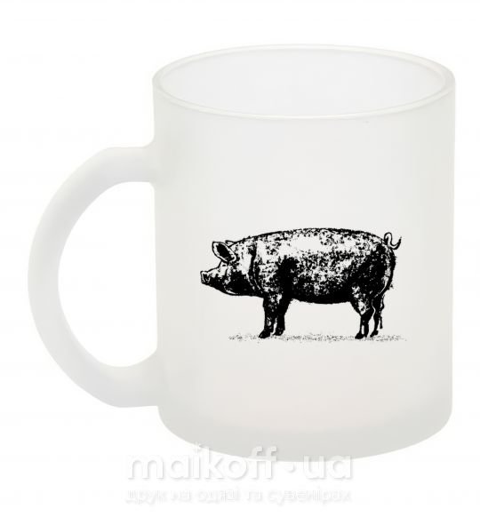 Чашка стеклянная Just pig Фроузен фото