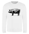 Свитшот Just pig Белый фото